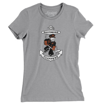 Baltimore Clippers Women's T-Shirt-Allegiant Goods Co. Vintage Sports Apparel