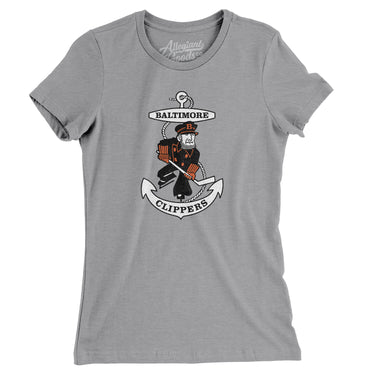 Baltimore Clippers Women's T-Shirt-Allegiant Goods Co. Vintage Sports Apparel