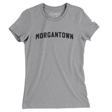 Morgantown Varsity Women's T-Shirt-Athletic Heather-Allegiant Goods Co. Vintage Sports Apparel