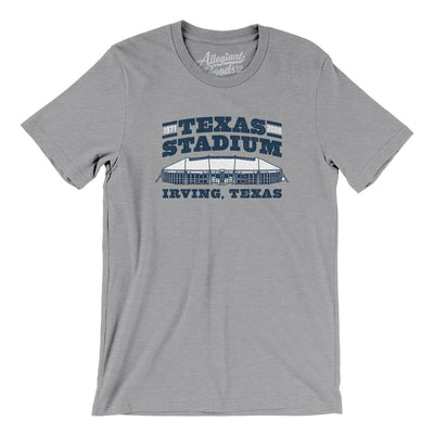 Texas Stadium Men/Unisex T-Shirt-Athletic Heather-Allegiant Goods Co. Vintage Sports Apparel