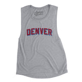 Denver Varsity Women's Flowey Scoopneck Muscle Tank-Allegiant Goods Co. Vintage Sports Apparel