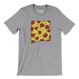 New Mexico Pizza State Men/Unisex T-Shirt-Athletic Heather-Allegiant Goods Co. Vintage Sports Apparel