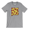 New Mexico Pizza State Men/Unisex T-Shirt-Athletic Heather-Allegiant Goods Co. Vintage Sports Apparel