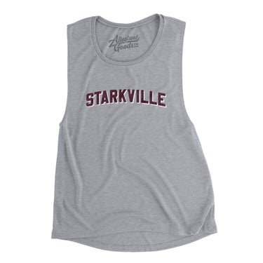 Starkville Varsity Women's Flowey Scoopneck Muscle Tank-Allegiant Goods Co. Vintage Sports Apparel