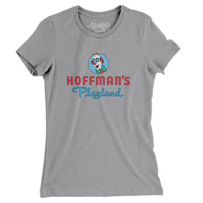 Hoffmans Playland Amusement Park Women's T-Shirt-Athletic Heather-Allegiant Goods Co. Vintage Sports Apparel