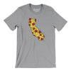 California Pizza State Men/Unisex T-Shirt-Athletic Heather-Allegiant Goods Co. Vintage Sports Apparel