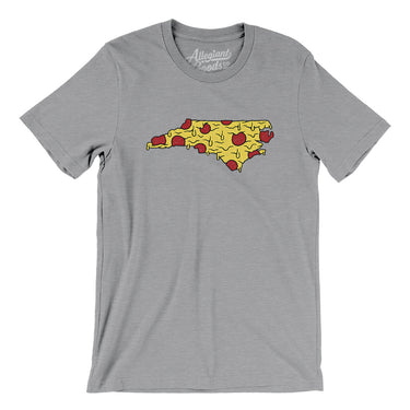 North Carolina Pizza State Men/Unisex T-Shirt-Allegiant Goods Co. Vintage Sports Apparel