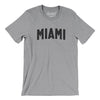 Miami Varsity Men/Unisex T-Shirt-Athletic Heather-Allegiant Goods Co. Vintage Sports Apparel