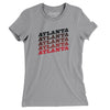 Atlanta Vintage Repeat Women's T-Shirt-Athletic Heather-Allegiant Goods Co. Vintage Sports Apparel