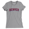 Denver Varsity Women's T-Shirt-Athletic Heather-Allegiant Goods Co. Vintage Sports Apparel