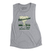 Yellowstone National Park Old Faithful Women's Flowey Scoopneck Muscle Tank-Athletic Heather-Allegiant Goods Co. Vintage Sports Apparel