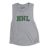 Hnl Varsity Women's Flowey Scoopneck Muscle Tank-Athletic Heather-Allegiant Goods Co. Vintage Sports Apparel