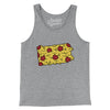 Pennsylvania Pizza State Men/Unisex Tank Top-Athletic Heather-Allegiant Goods Co. Vintage Sports Apparel
