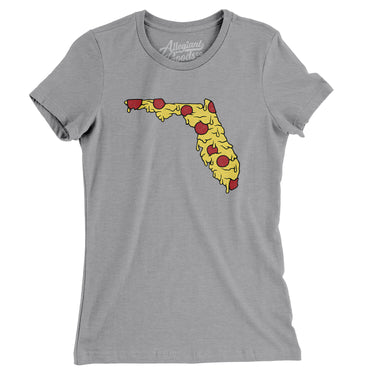 Florida Pizza State Women's T-Shirt-Allegiant Goods Co. Vintage Sports Apparel