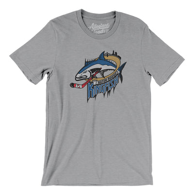 Baton Rouge Kingfish Men/Unisex T-Shirt-Athletic Heather-Allegiant Goods Co. Vintage Sports Apparel