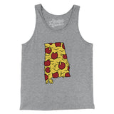 Alabama Pizza State Men/Unisex Tank Top-Allegiant Goods Co. Vintage Sports Apparel