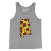 Alabama Pizza State Men/Unisex Tank Top-Athletic Heather-Allegiant Goods Co. Vintage Sports Apparel