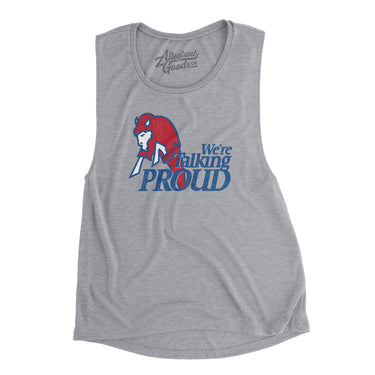 We're Talking Proud Women's Flowey Scoopneck Muscle Tank-Allegiant Goods Co. Vintage Sports Apparel