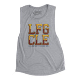 Lfg Cle Women's Flowey Scoopneck Muscle Tank-Allegiant Goods Co. Vintage Sports Apparel