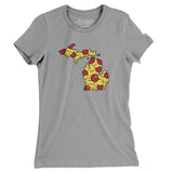 Michigan Pizza State Women's T-Shirt-Allegiant Goods Co. Vintage Sports Apparel