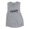 Houston Retro Women's Flowey Scoopneck Muscle Tank-Athletic Heather-Allegiant Goods Co. Vintage Sports Apparel