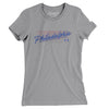 Philadelphia Retro Women's T-Shirt-Athletic Heather-Allegiant Goods Co. Vintage Sports Apparel