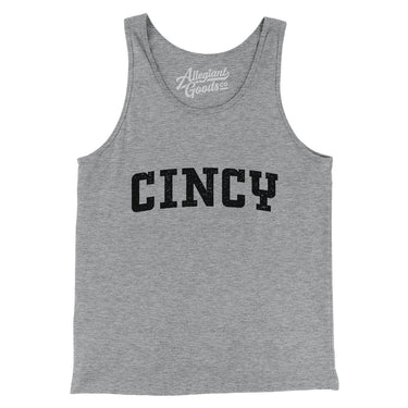 Cincy Varsity Men/Unisex Tank Top-Allegiant Goods Co. Vintage Sports Apparel