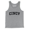 Cincy Varsity Men/Unisex Tank Top-Athletic Heather-Allegiant Goods Co. Vintage Sports Apparel