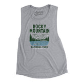 Rocky Mountains National Park Women's Flowey Scoopneck Muscle Tank-Allegiant Goods Co. Vintage Sports Apparel