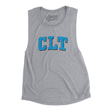 Clt Varsity Women's Flowey Scoopneck Muscle Tank-Allegiant Goods Co. Vintage Sports Apparel