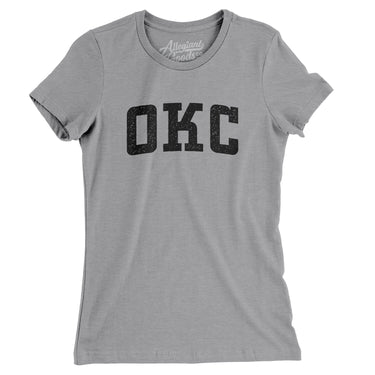 Okc Varsity Women's T-Shirt-Allegiant Goods Co. Vintage Sports Apparel