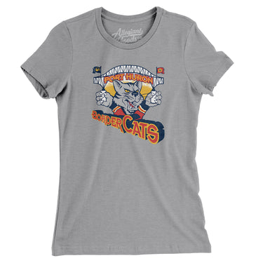 Port Huron Border Cats Women's T-Shirt-Allegiant Goods Co. Vintage Sports Apparel