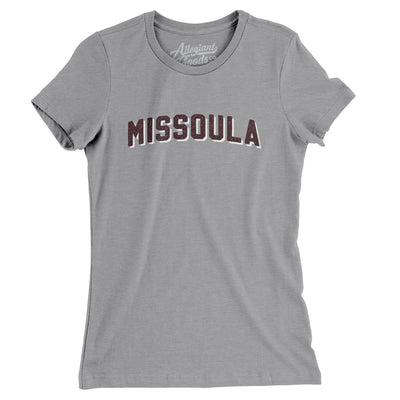 Missoula Varsity Women's T-Shirt-Athletic Heather-Allegiant Goods Co. Vintage Sports Apparel