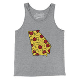 Georgia Pizza State Men/Unisex Tank Top-Allegiant Goods Co. Vintage Sports Apparel