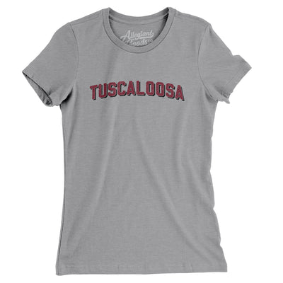 Tuscaloosa Varsity Women's T-Shirt-Athletic Heather-Allegiant Goods Co. Vintage Sports Apparel