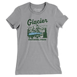 Glacier National Park Women's T-Shirt-Allegiant Goods Co. Vintage Sports Apparel