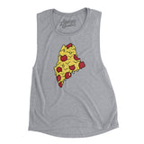 Maine Pizza State Women's Flowey Scoopneck Muscle Tank-Allegiant Goods Co. Vintage Sports Apparel