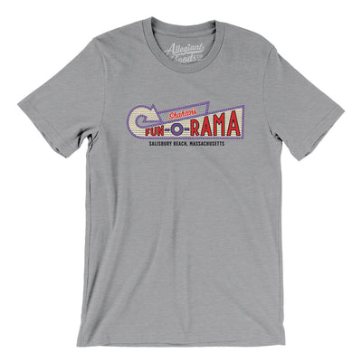 Shaheen's Fun-O-Rama Amusement Park Men/Unisex T-Shirt-Athletic Heather-Allegiant Goods Co. Vintage Sports Apparel