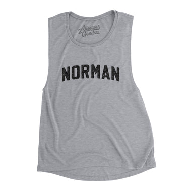 Norman Varsity Women's Flowey Scoopneck Muscle Tank-Allegiant Goods Co. Vintage Sports Apparel
