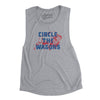 Circle The Wagons Women's Flowey Scoopneck Muscle Tank-Athletic Heather-Allegiant Goods Co. Vintage Sports Apparel