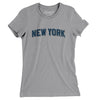 New York Varsity Women's T-Shirt-Athletic Heather-Allegiant Goods Co. Vintage Sports Apparel