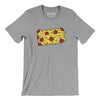 Pennsylvania Pizza State Men/Unisex T-Shirt-Athletic Heather-Allegiant Goods Co. Vintage Sports Apparel