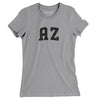 AZ Varsity Women's T-Shirt-Athletic Heather-Allegiant Goods Co. Vintage Sports Apparel
