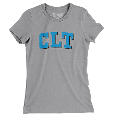 Clt Varsity Women's T-Shirt-Athletic Heather-Allegiant Goods Co. Vintage Sports Apparel