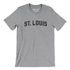 St Louis Varsity Men/Unisex T-Shirt-Athletic Heather-Allegiant Goods Co. Vintage Sports Apparel