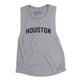 Houston Varsity Women's Flowey Scoopneck Muscle Tank-Allegiant Goods Co. Vintage Sports Apparel
