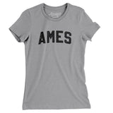 Ames Varsity Women's T-Shirt-Allegiant Goods Co. Vintage Sports Apparel