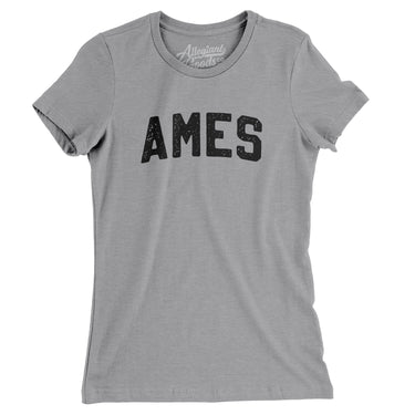 Ames Varsity Women's T-Shirt-Allegiant Goods Co. Vintage Sports Apparel