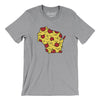 Wisconsin Pizza State Men/Unisex T-Shirt-Athletic Heather-Allegiant Goods Co. Vintage Sports Apparel