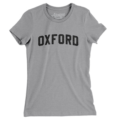 Oxford Varsity Women's T-Shirt-Athletic Heather-Allegiant Goods Co. Vintage Sports Apparel